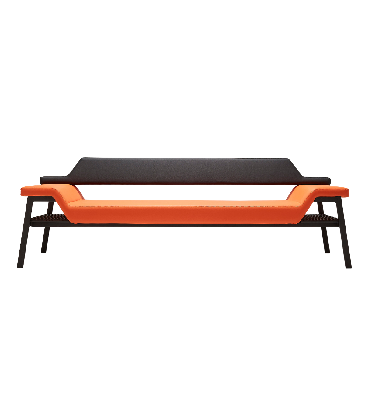 Berto Triple Sofa / Waiting Armchair Orange