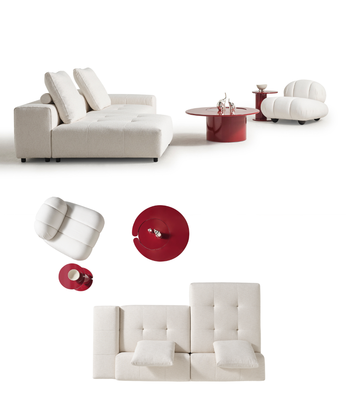 Fausto Comfort Corner Sofa Beige