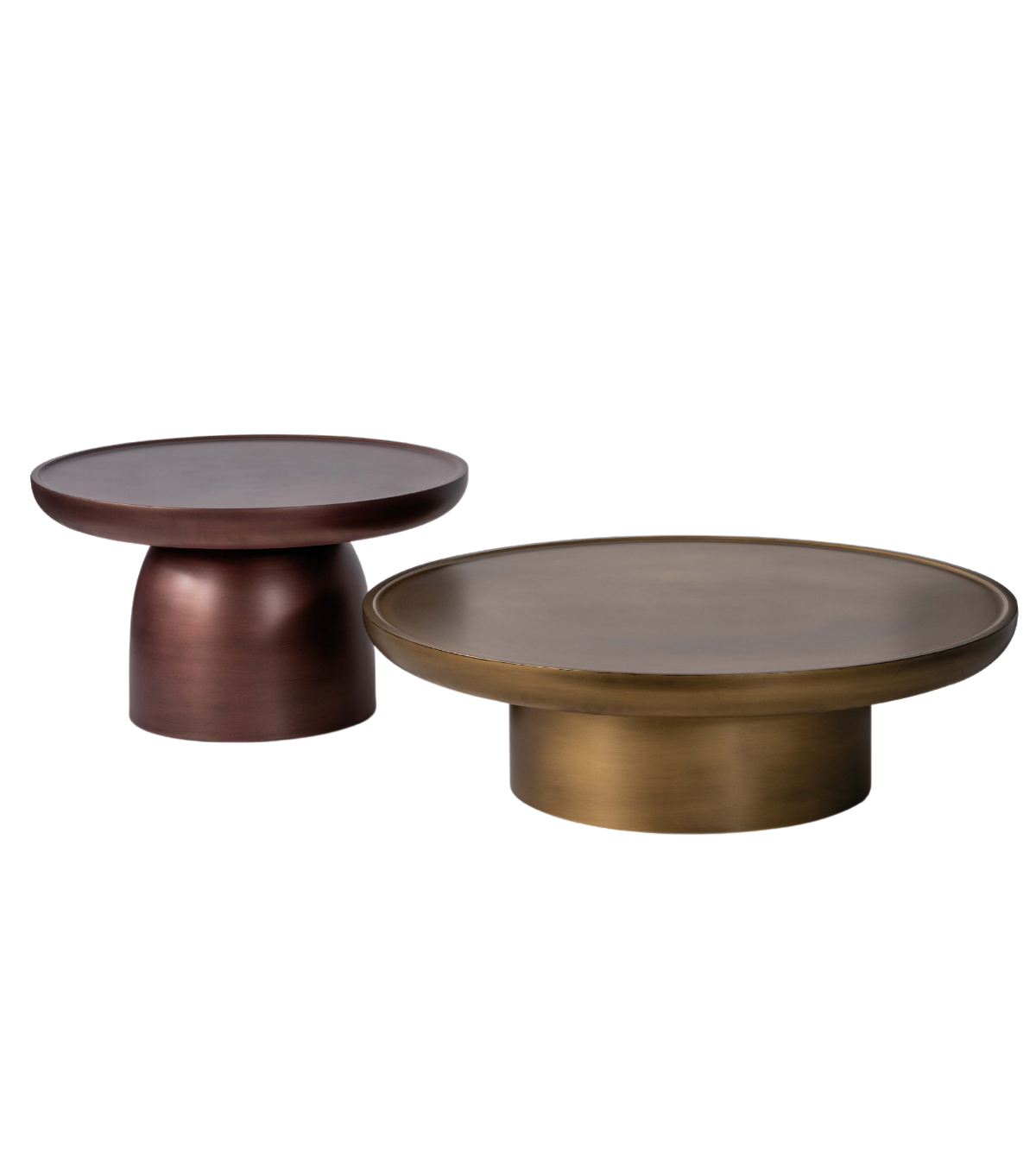 Hills Ahşap Üçlü Orta Sehpa Takımı Mushroom Color