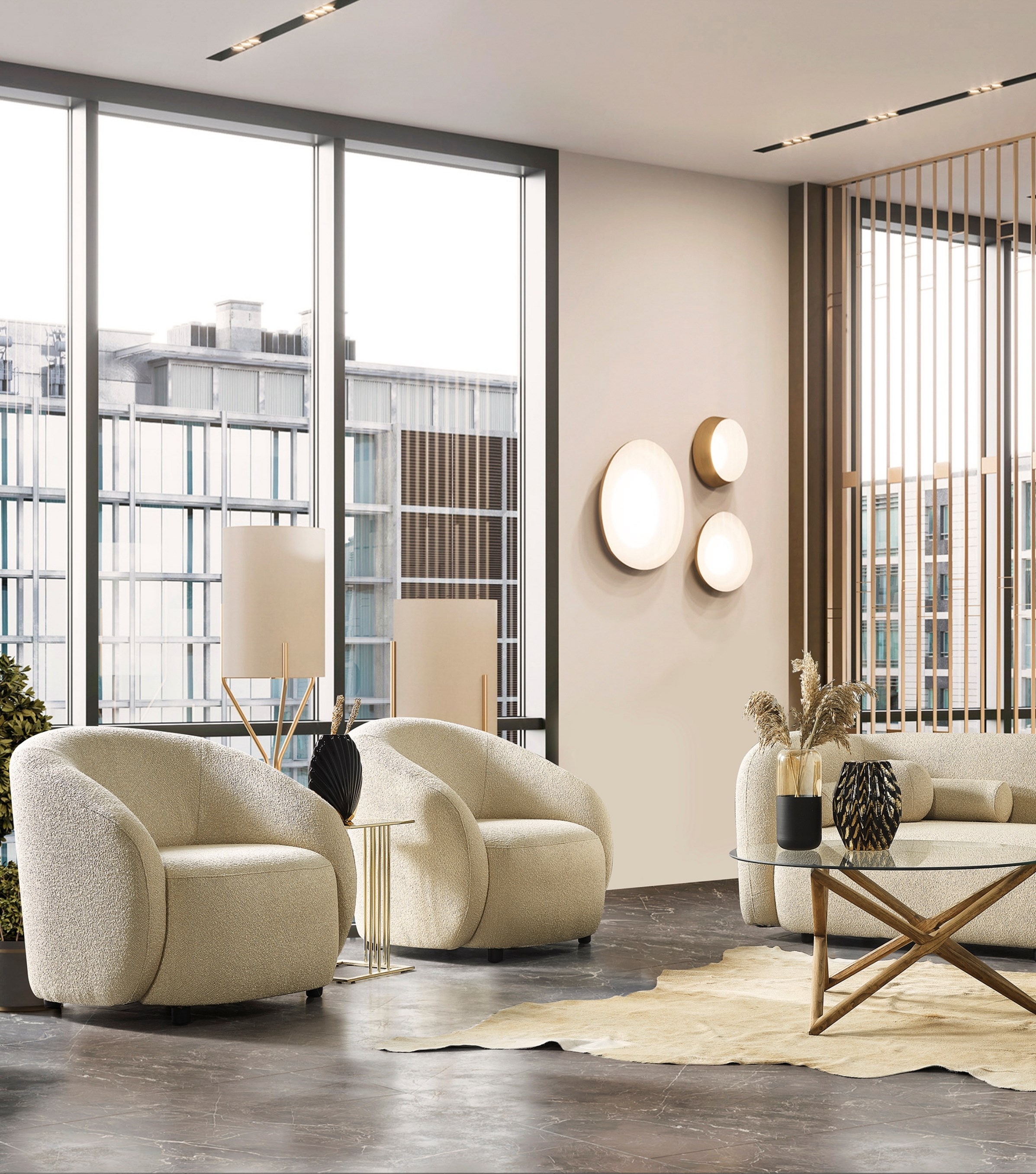 Linda Teddy Armchair Sandy Brown 1018