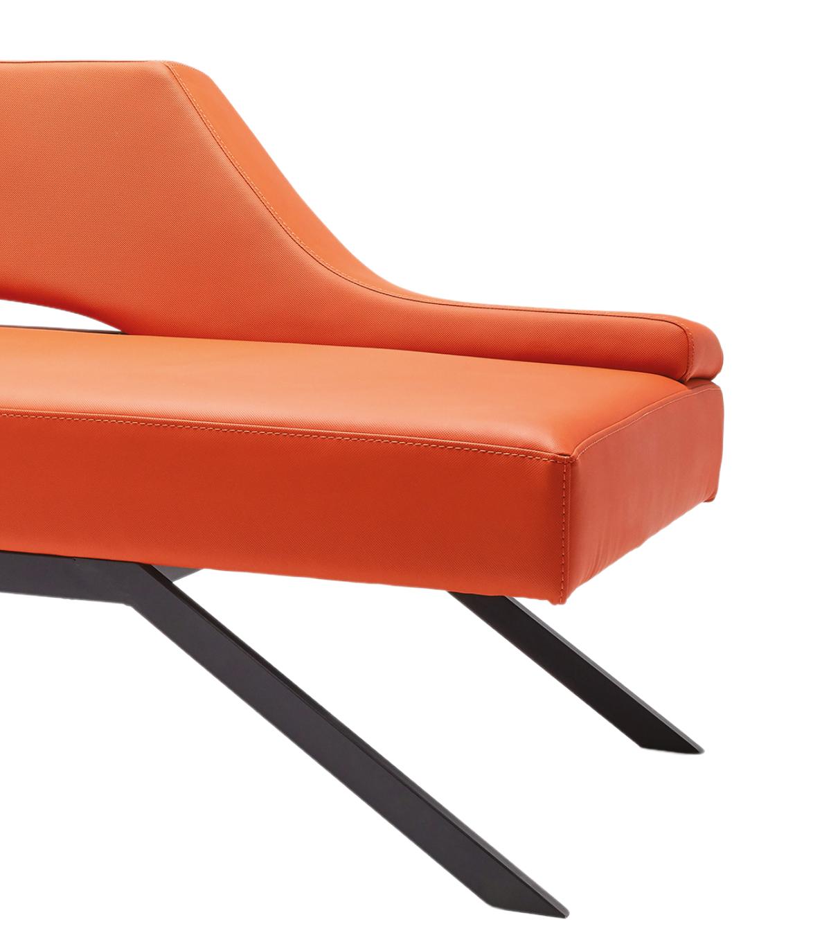 Massi Triple Sofa / Waiting Armchair Orange