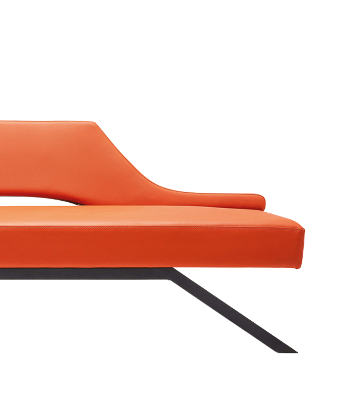 Massi Triple Sofa / Waiting Armchair Orange