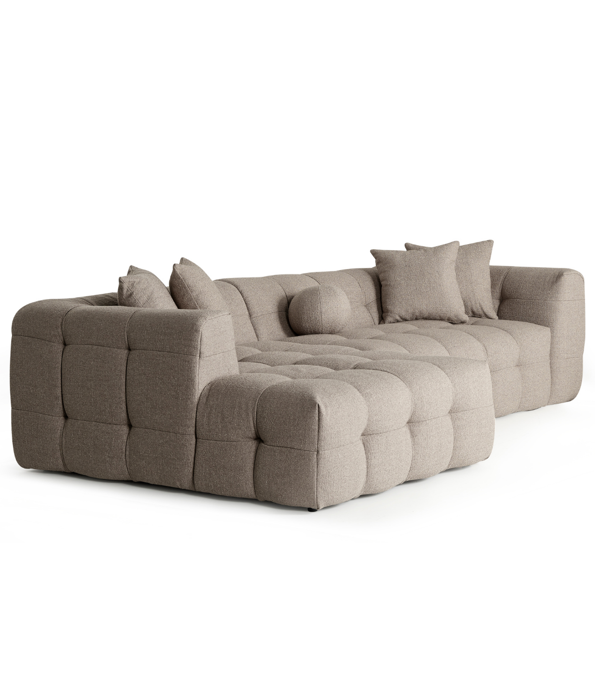 Nammos Comfort Teddy Köşe Takımı Kahverengi 1002