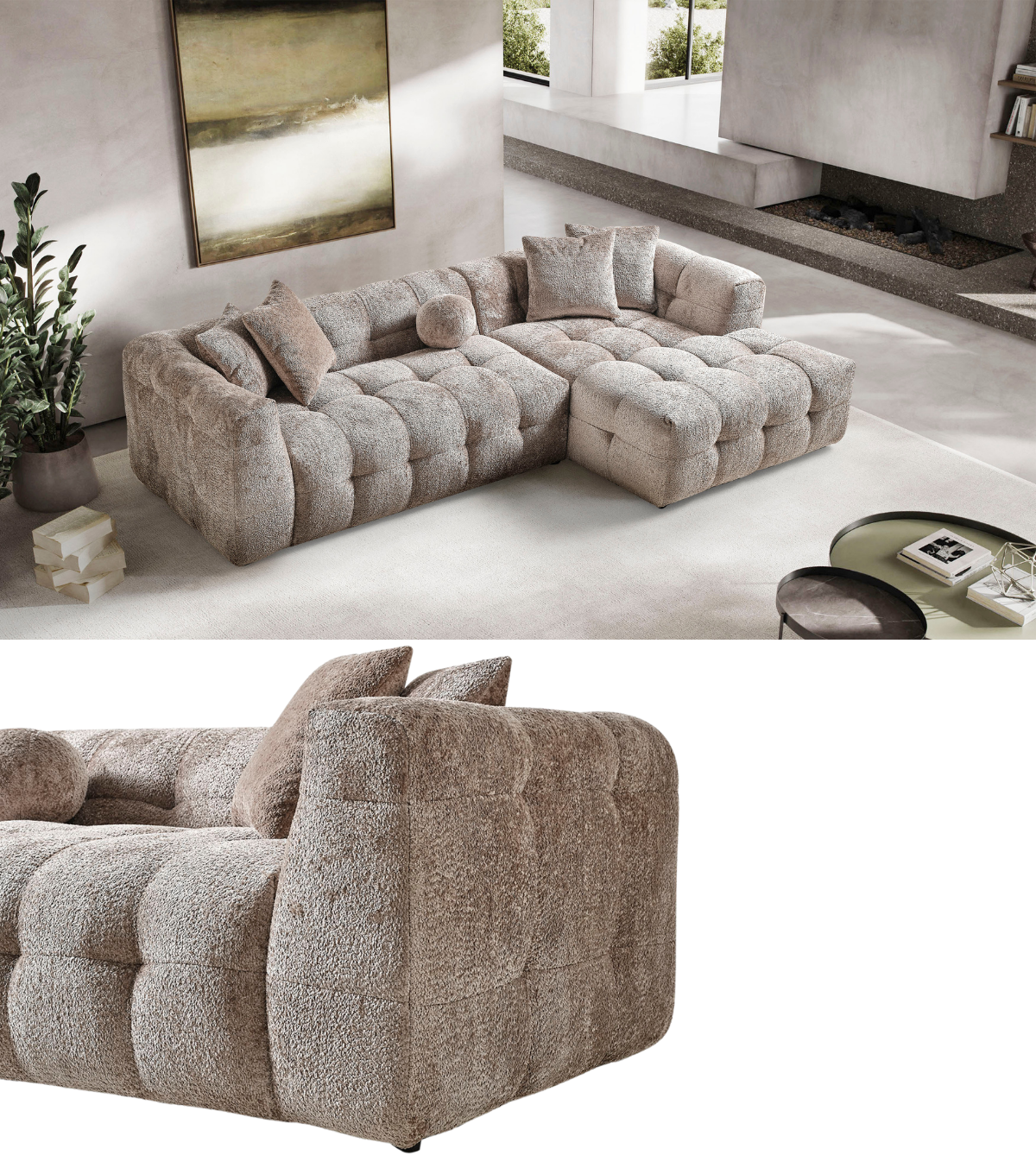 Nammos Comfort Teddy Köşe Takımı Pati Dostu Tiffany 05