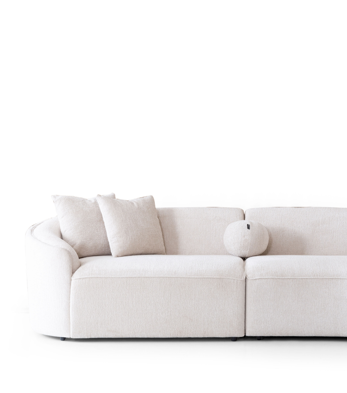Petit Corner Sofa White