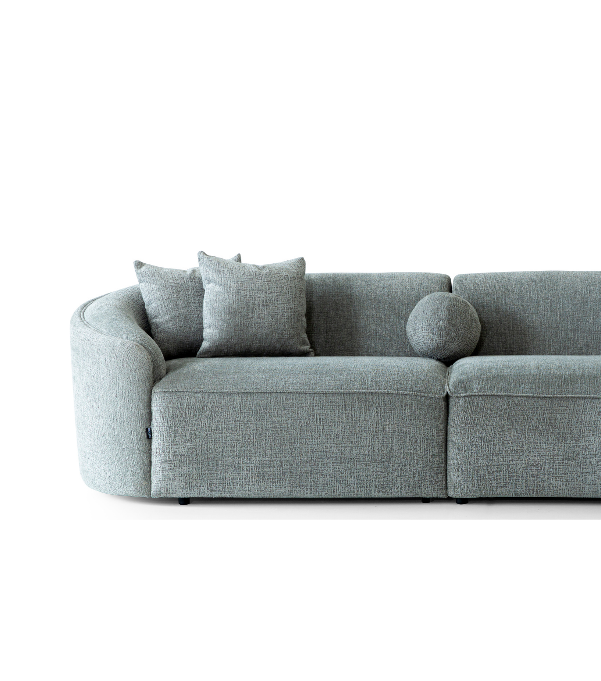 Petit Teddy Corner Sofa Aqua Green