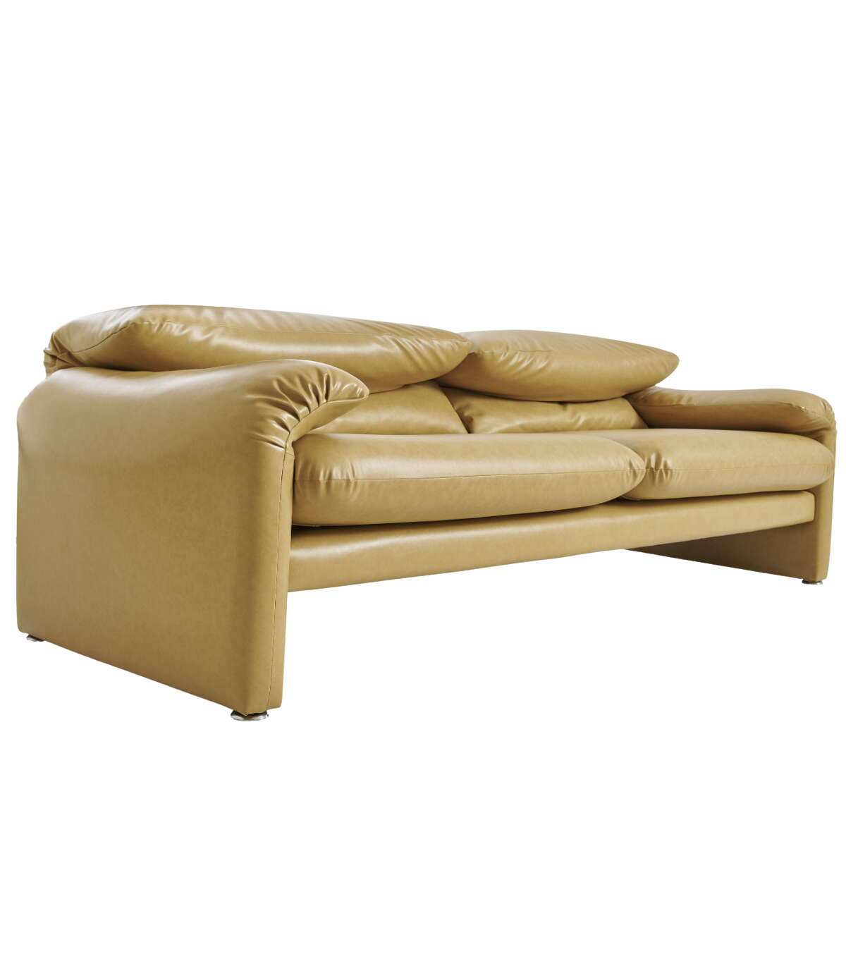 Proteo Sofa Leather Yellow