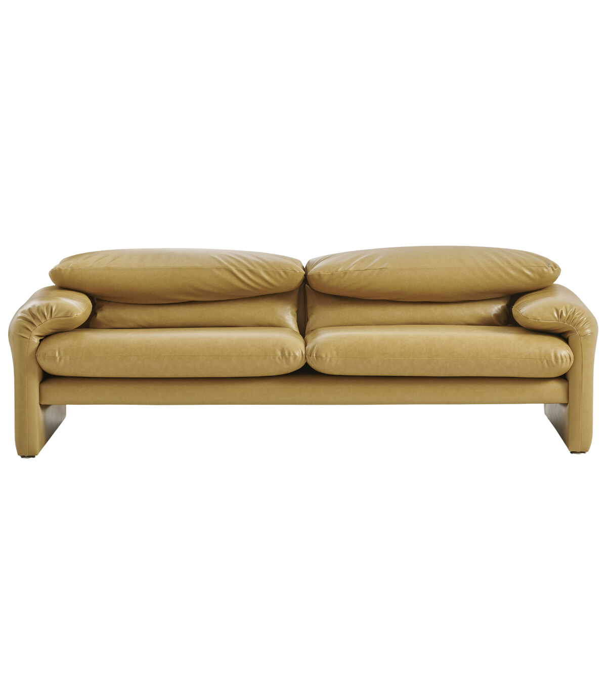 Proteo Sofa Leather Yellow