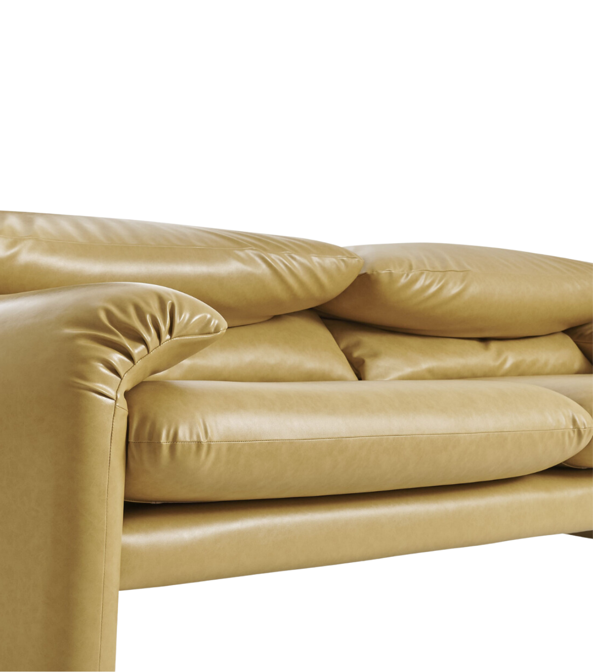 Proteo Sofa Leather Yellow