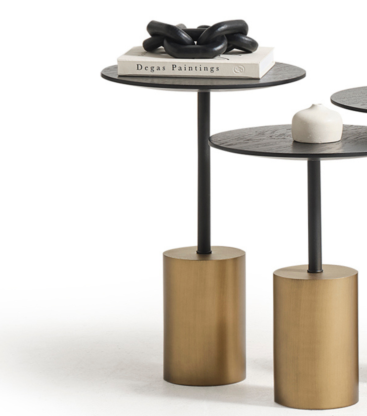 Saignon Wooden Triple Side Table Set