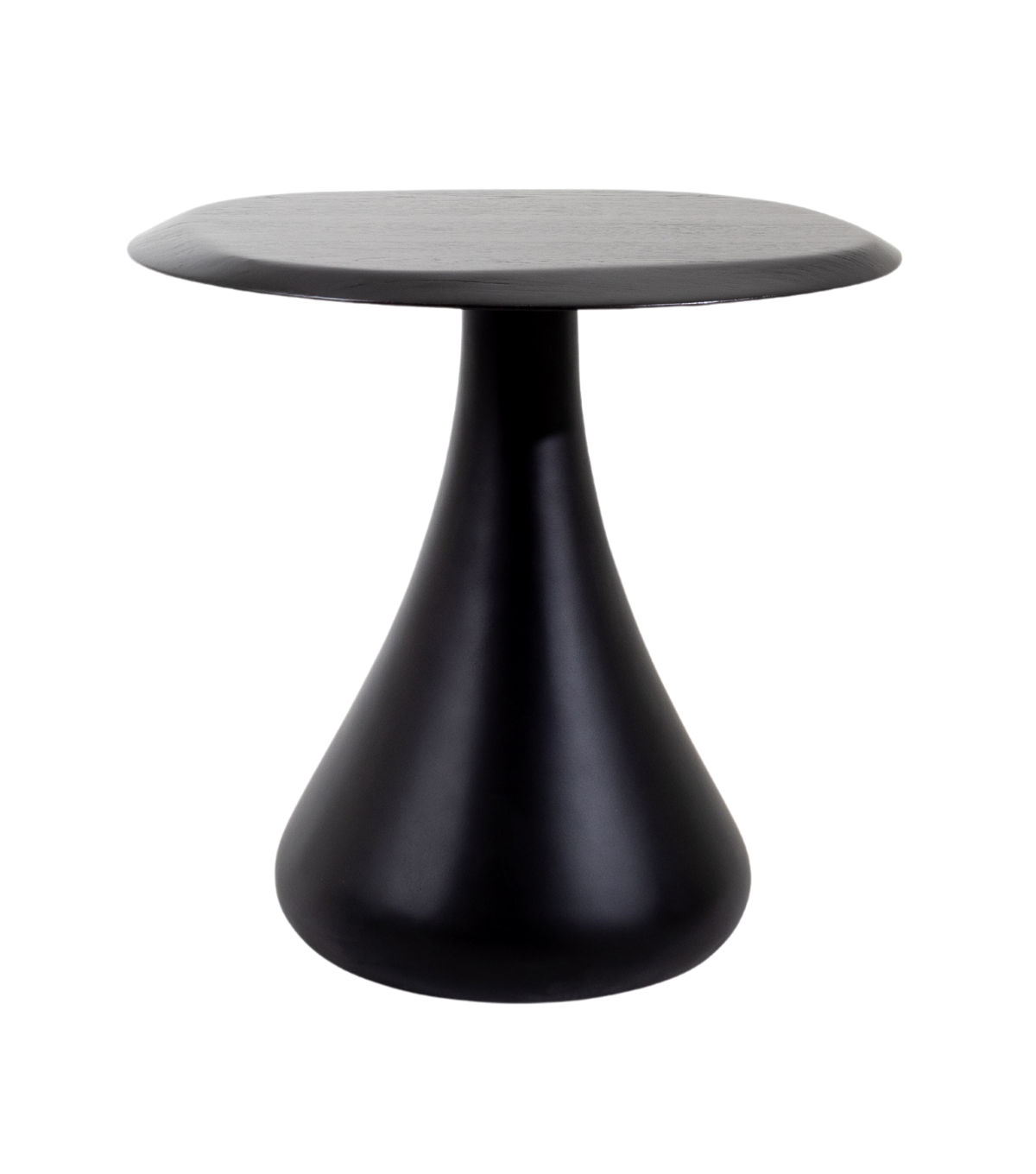 Salerno Wooden Side Table Black