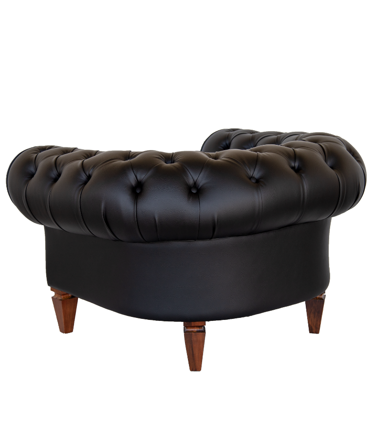 Vivaldi Chester Berjer Deri Siyah