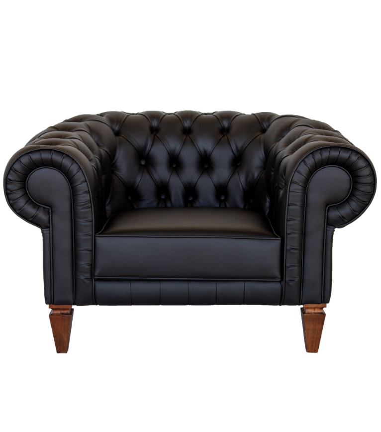 Vivaldi Chester Berjer Deri Siyah