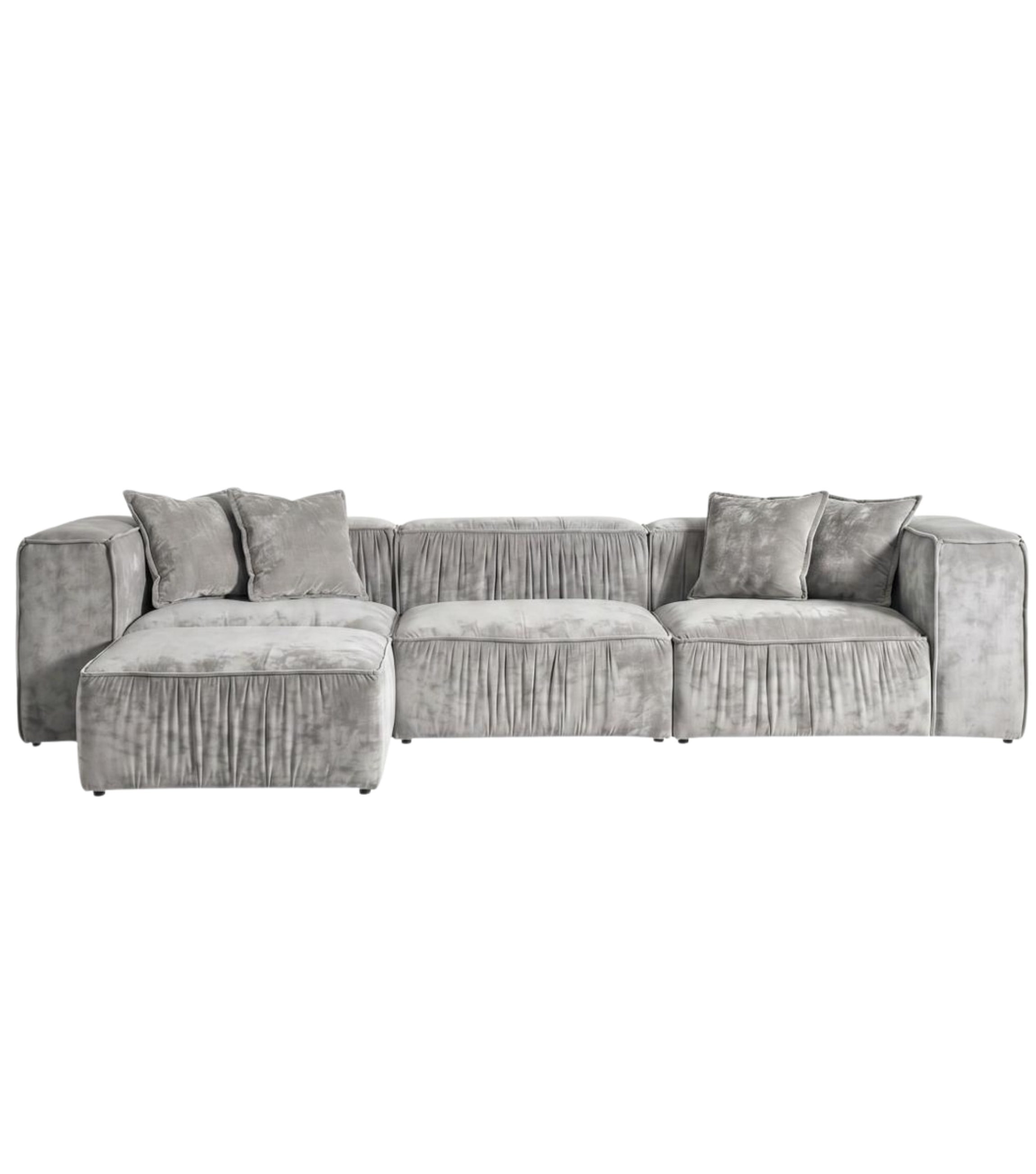 Volye Comfort Büzgülü Kadife Köşe