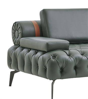 Alex Kapitone Berjer Deri Yeşil