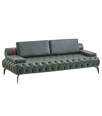 Alex Kapitone Sofa Leather Green