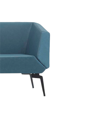 Allegro Metal Ayak Deri Mavi Berjer