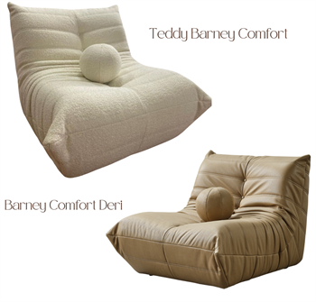 Barney Comfort Teddy Armchair Beige