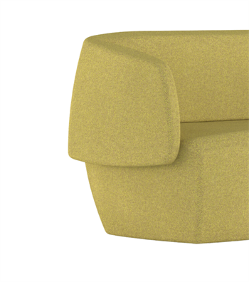 Belluno Green Double Sofa