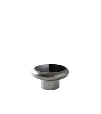 Belukha Silver Ahşap Cam Yuvarlak 2li Orta Sehpa Takımı