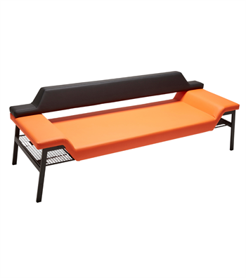 Berto Triple Sofa / Waiting Armchair Orange