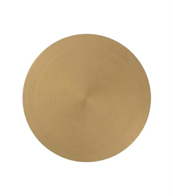 Burga Brass Ahşap Yan Sehpa