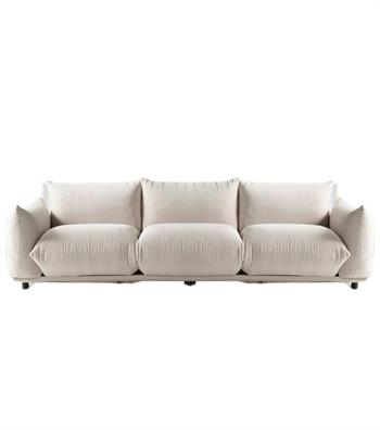 Costes Triple Sofa Velvet Beige