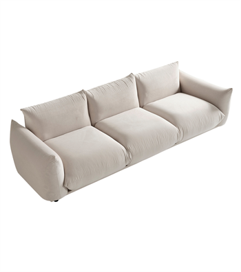 Costes Triple Sofa Velvet Beige
