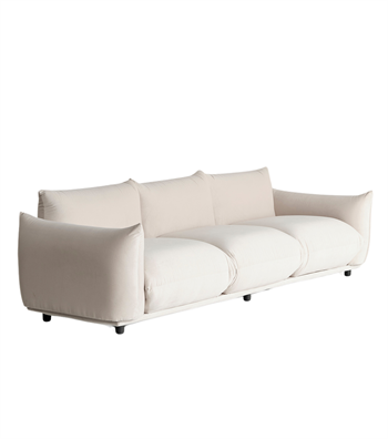 Costes Triple Sofa Velvet Beige