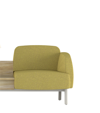 Eliza Yellow Waiting Chair