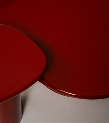 Faymon Ahşap Lake Bordo Orta Sehpa Büyük