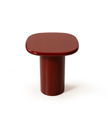 Faymon Ahşap Lake Bordo Yan Sehpa