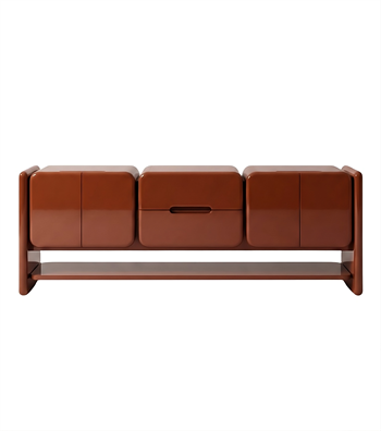 Ganz Parlak Lake Kaplama Ahşap Konsol Kiremit