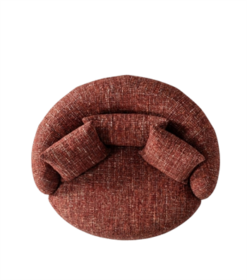 Gorki Loveseat Berjer Kırmızı