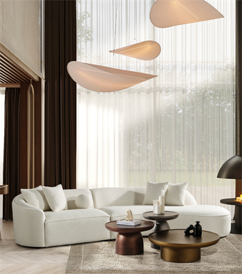 Hills Ahşap Üçlü Orta Sehpa Takımı Mushroom Color