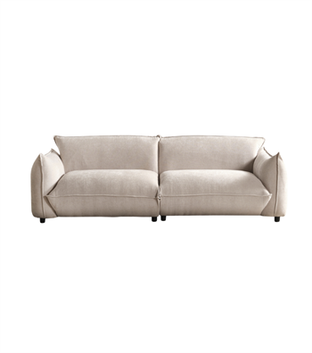 Kant Beige Sofa with Metal Details