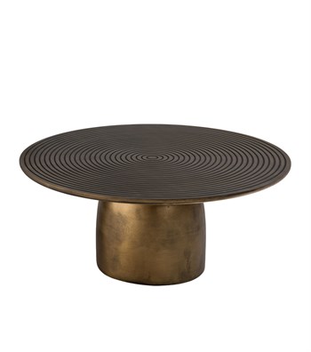 Khufu Ahşap İkili Orta Sehpa Takımı Brass