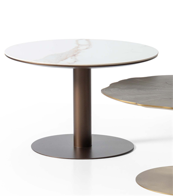 Killian Ahşap Üçlü Orta Sehpa Takımı Brass