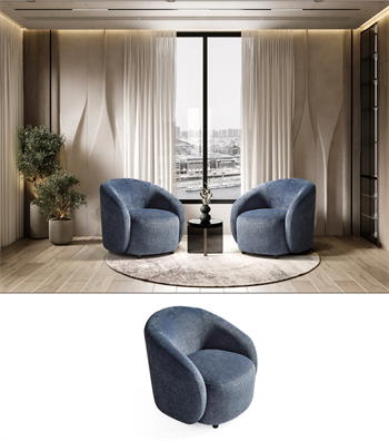 Linda Armchair Blue
