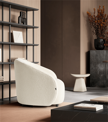 Linda Teddy Armchair White