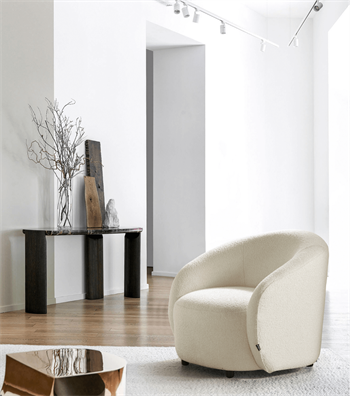 Linda Teddy Armchair White
