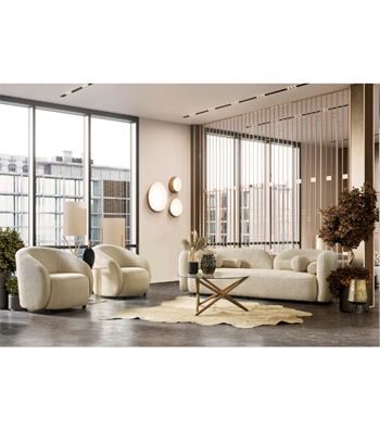 Linda Teddy Armchair Sandy Brown 1018