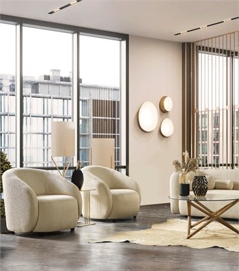 Linda Teddy Armchair Sandy Brown 1018