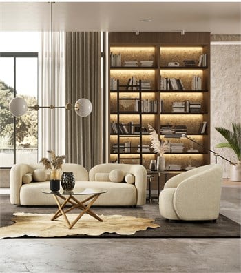 Linda Teddy Armchair Sandy Brown 1018