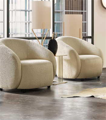 Linda Teddy Armchair Sandy Brown 1018