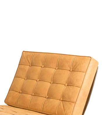 Litrus Krom Ayak Deri Berjer Sarı