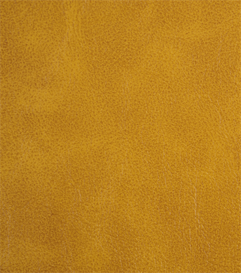 Litrus Krom Ayak Deri Puf Sarı