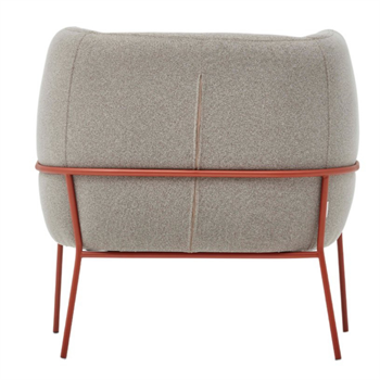 Lucia Rose Metal Ayak Kahverengi Berjer