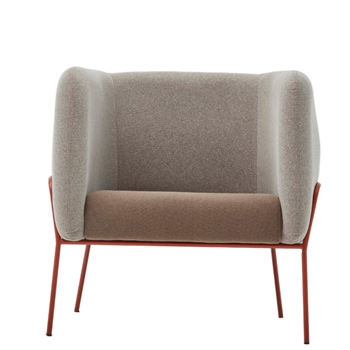 Lucia Rose Metal Ayak Kahverengi Berjer