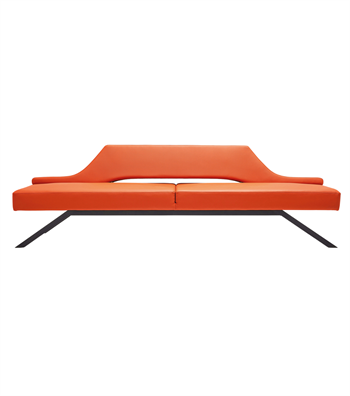 Massi Triple Sofa / Waiting Armchair Orange